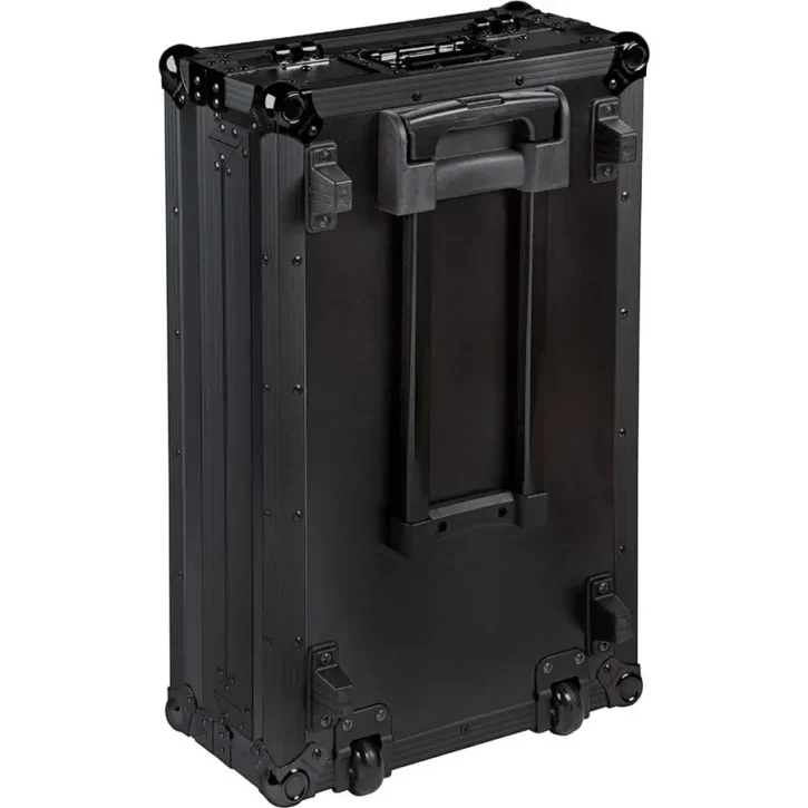 Flight Case Pioneer DDJ-800/ DDJ-SX3 Negra (Soporte Ordenador Trolley y Ruedas) - Imagen 2
