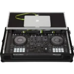 Flight Case Pioneer DDJ-800/ DDJ-SX3 Negra (Soporte Ordenador Trolley y Ruedas) - Imagen 4