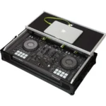 Flight Case Pioneer DDJ-800/ DDJ-SX3 Negra (Soporte Ordenador Trolley y Ruedas) - Imagen 5