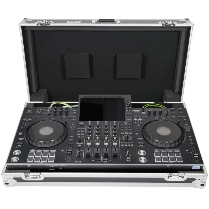 Flight case Sistema DJ Todo en uno Alphatheta XDJ-AZ Plata (Ruedas) - Imagen 1