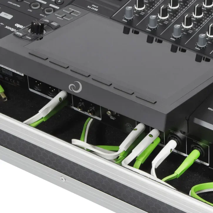 Flight case Sistema DJ Todo en uno Alphatheta XDJ-AZ Plata (Ruedas) - Imagen 2
