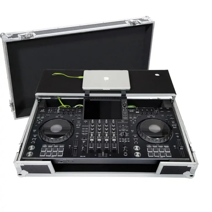 Flight case Sistema DJ Todo en uno Alphatheta XDJ-AZ Plata (Sopt Ordenador y Ruedas) - Imagen 1