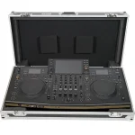 Flight case Sistema DJ Todo en uno Pioneer OPUS-QUAD Plata(Ruedas)