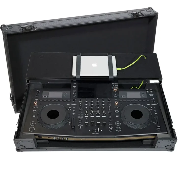 Flight case Sistema DJ Todo en uno Pioneer OPUS-QUAD Negra (Soporte ordenador y Ruedas) - Imagen 1