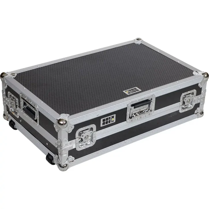 Flight case Sistema DJ Todo en uno Denondj PRIME4+ Plata (Sopt Ord y Ruedas) - Imagen 2