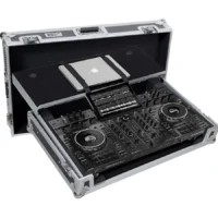 Flight case Sistema DJ Todo en uno Denondj PRIME4+ Plata (Sopt Ord y Ruedas) - Imagen 3