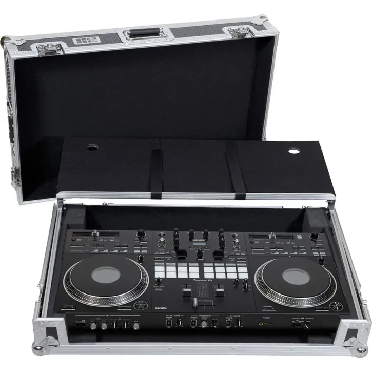 Flight case Controlador Midi Pioneer DDJ-REV7 - REV5 Plata (Sopt Ord y Ruedas) - Imagen 1