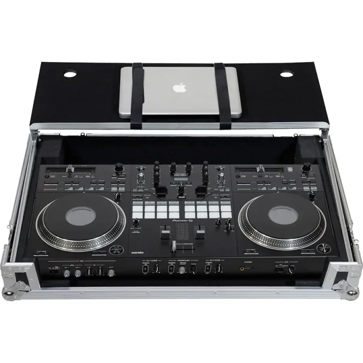 Flight case Controlador Midi Pioneer DDJ-REV7 - REV5 Plata (Sopt Ord y Ruedas) - Imagen 8