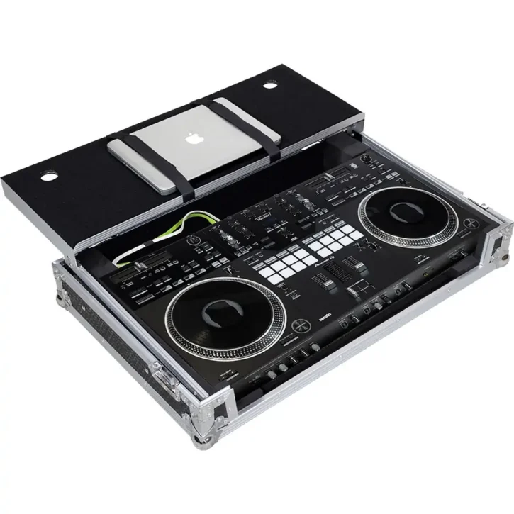 Flight case Controlador Midi Pioneer DDJ-REV7 - REV5 Plata (Sopt Ord y Ruedas) - Imagen 9