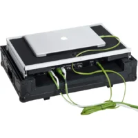 Flight Case Controlador Midi Pioneer DDJ-SR2 Negra (Sopt Ordenador Trolley y Ruedas) - Imagen 7