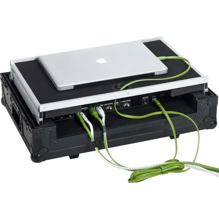 Flight Case Controlador Midi Pioneer DDJ-SR2 Negra (Sopt Ordenador Trolley y Ruedas) - Imagen 7