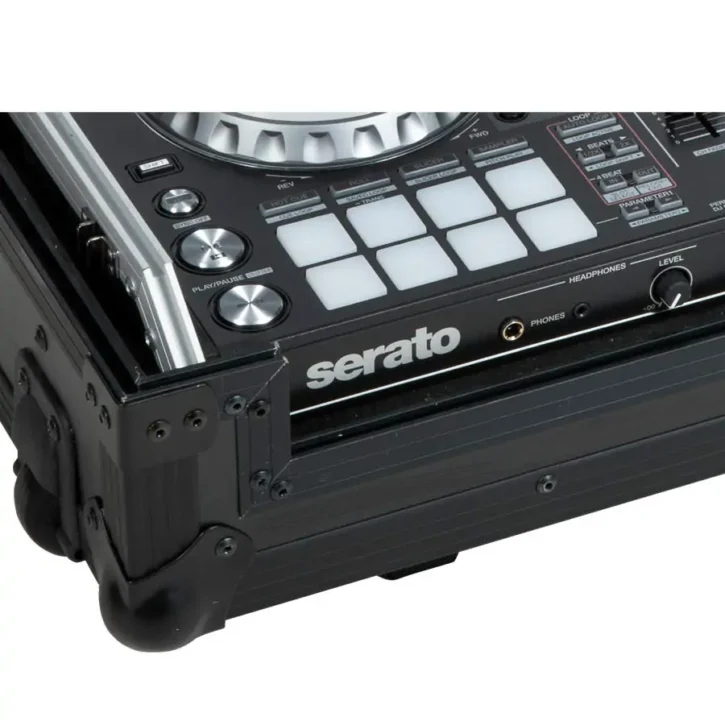 Flight Case Controlador Midi Pioneer DDJ-SR2 Negra (Sopt Ordenador Trolley y Ruedas) - Imagen 6