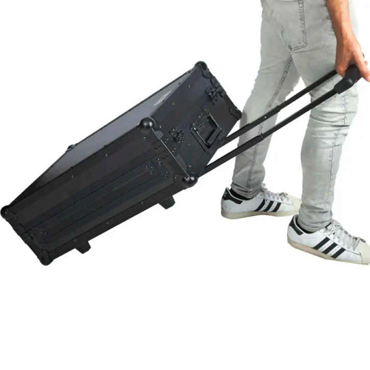 Flight Case Controlador Midi Pioneer DDJ-SR2 Negra (Sopt Ordenador Trolley y Ruedas) - Imagen 16
