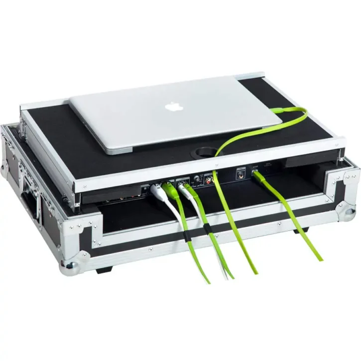 Flight Case Controlador Midi Pioneer DDJ-SR2 Plata (Sopt Ordenador Trolley y Ruedas) - Imagen 7