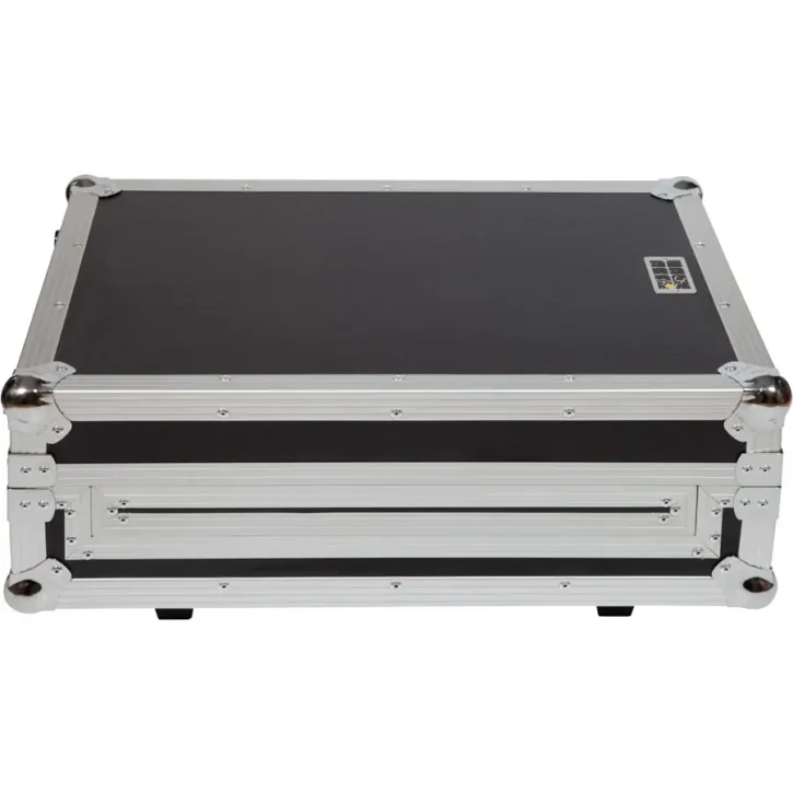 Flight Case NIKONTROL S4/S3Pioneer DDJ-SR2 Plata (Soporte Ordenador Trolley y Ruedas) - Imagen 12