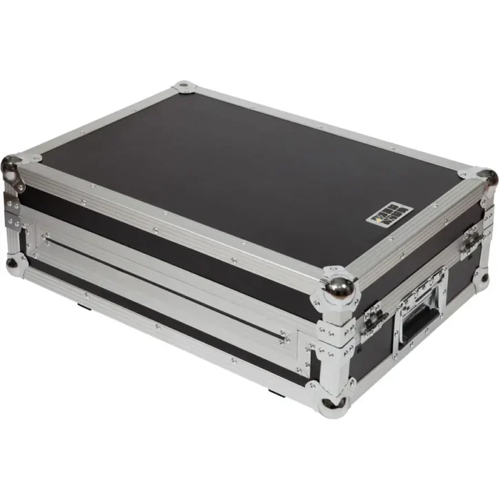 Flight Case NIKONTROL S4/S3Pioneer DDJ-SR2 Plata (Soporte Ordenador Trolley y Ruedas) - Imagen 13