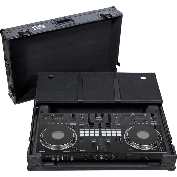 Flight case Controlador Midi Pioneer DDJ-REV7 - REV5 Negra (Sopt Ord y Ruedas) - Imagen 1