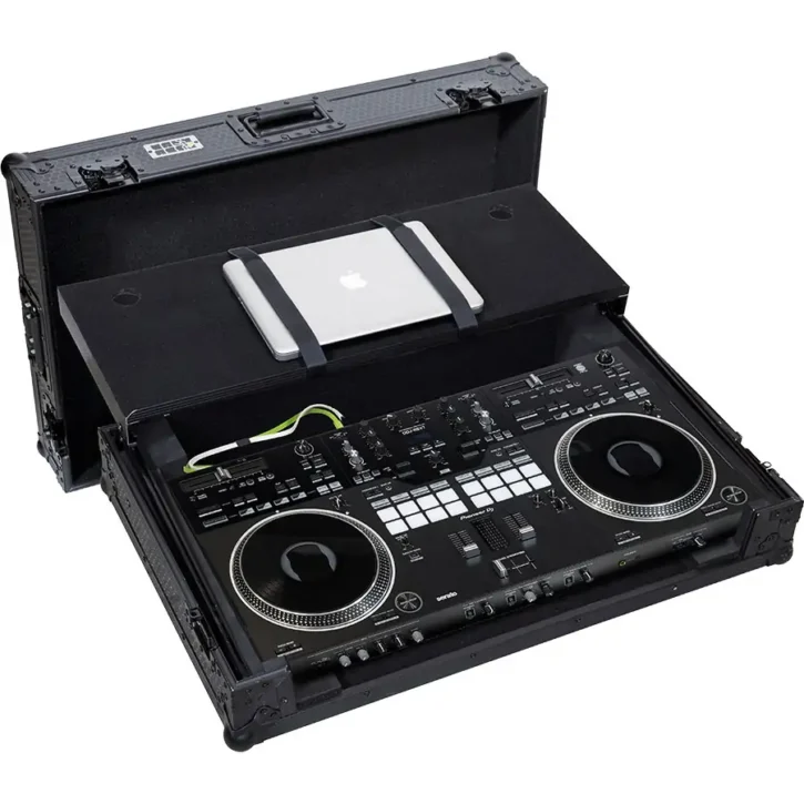 Flight case Controlador Midi Pioneer DDJ-REV7 - REV5 Negra (Sopt Ord y Ruedas) - Imagen 3