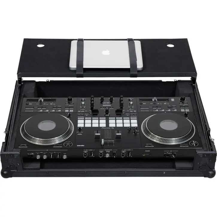 Flight case Controlador Midi Pioneer DDJ-REV7 - REV5 Negra (Sopt Ord y Ruedas) - Imagen 8