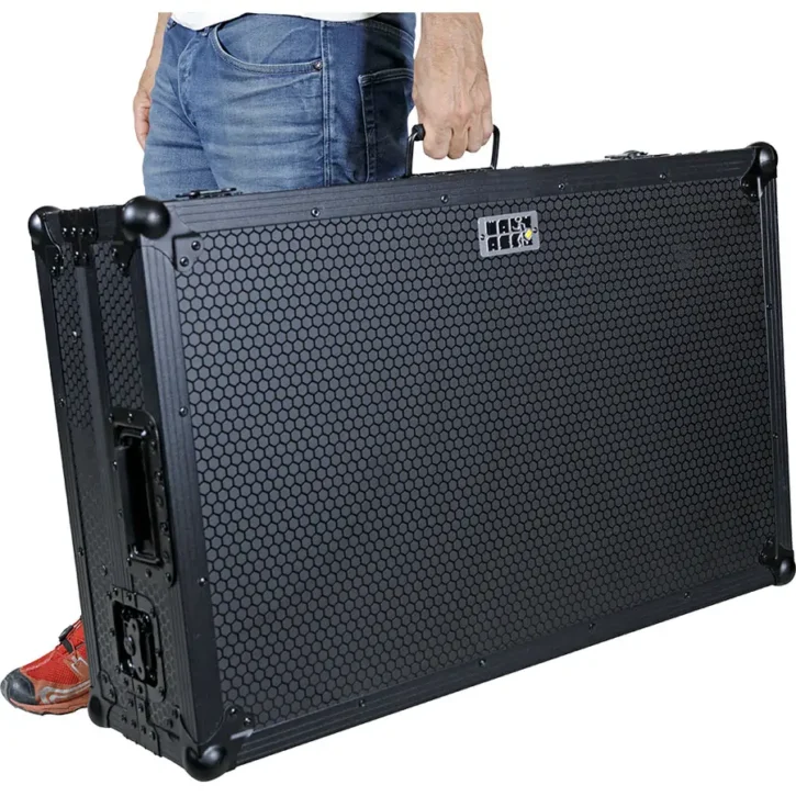 Flight case Controlador Midi Pioneer DDJ-REV7 - REV5 Negra (Sopt Ord y Ruedas) - Imagen 12