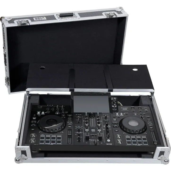 Flightcase Aluminio para Sistema Dj Completo Pioneer Dj XDJ-RX3 (Bandeja portátil y ruedas) - Imagen 1