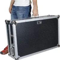Flightcase Aluminio para Sistema Dj Completo Pioneer Dj XDJ-RX3 (Bandeja portátil y ruedas) - Imagen 11