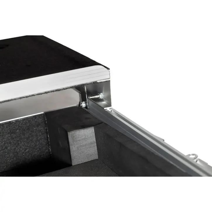 Flightcase Aluminio para Sistema Dj Completo Pioneer Dj XDJ-RX3 (Bandeja portátil y ruedas) - Imagen 14
