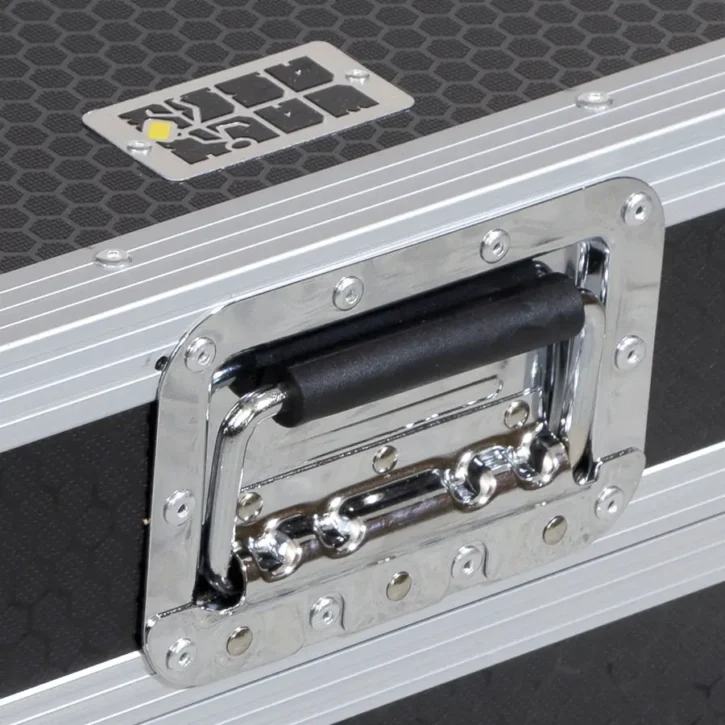 Flightcase Aluminio para Sistema Dj Completo Pioneer Dj XDJ-RX3 (Bandeja portátil y ruedas) - Imagen 15