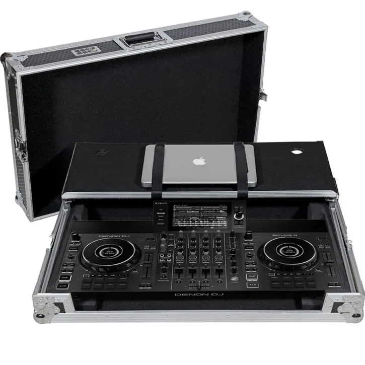 Flight case Sistema DJ Todo en uno Denondj SC LIVE 4 Plata (Sopt Ordenador) - Imagen 1