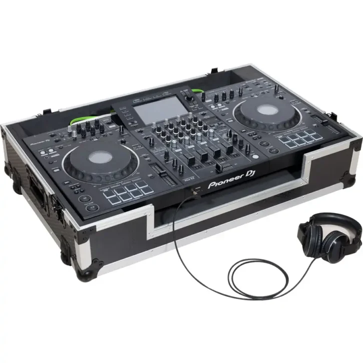 Flight case Sistema DJ Todo en uno Pioneer XDJ-XZ (Plata) Ruedas - Imagen 3