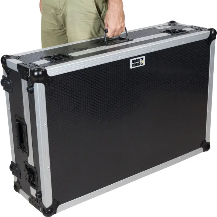 Flight case Sistema DJ Todo en uno Pioneer XDJ-XZ (Plata) Ruedas - Imagen 13