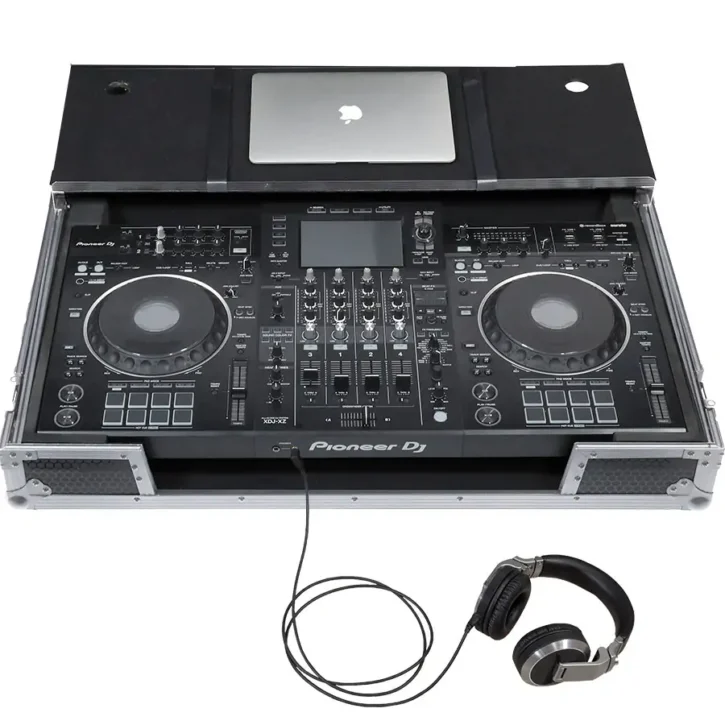 Flight case Sistema DJ Todo en uno Pioneer XDJ-XZ Plata (Sopt Ordenador y Ruedas) - Imagen 4
