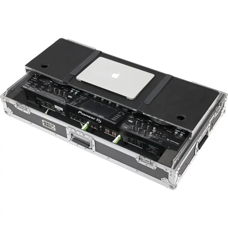Flight case Sistema DJ Todo en uno Pioneer XDJ-XZ Plata (Sopt Ordenador y Ruedas) - Imagen 5