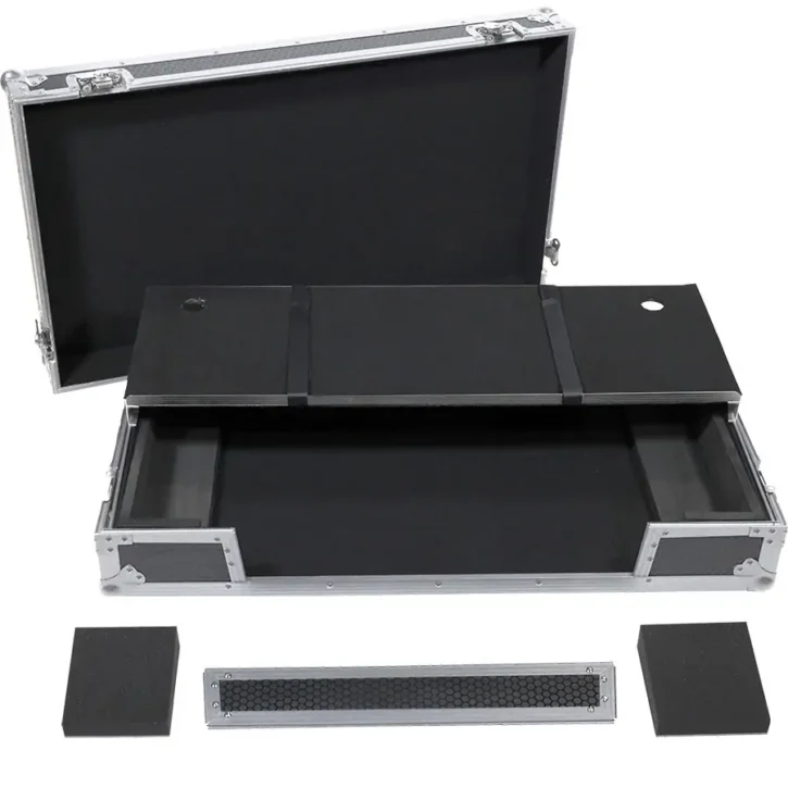 Flight case Sistema DJ Todo en uno Pioneer XDJ-XZ Plata (Sopt Ordenador y Ruedas) - Imagen 6