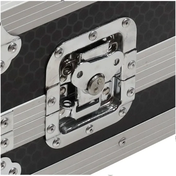 Flight case Bajo perfil para Pioneer XDJ-XZ (Plata) Ruedas - Imagen 11