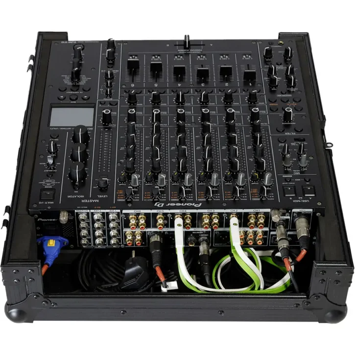 Flight Case Multi formato Mixer Pioneer DJM-A9 & DJM-V10 Negro - Imagen 3