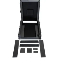 Flight Case Multi formato Mixer Pioneer DJM-A9 & DJM-V10 Negro - Imagen 6