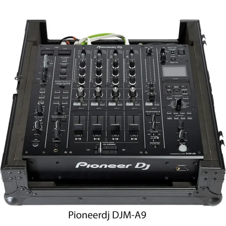 Flight Case Multi formato Mixer Pioneer DJM-A9 & DJM-V10 Negro - Imagen 9