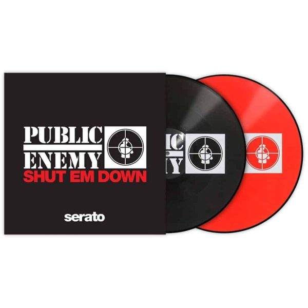 SERATO PRESSINGS PUBLIC ENEMY SHUT EM DOWN (PAREJA) - Imagen 2