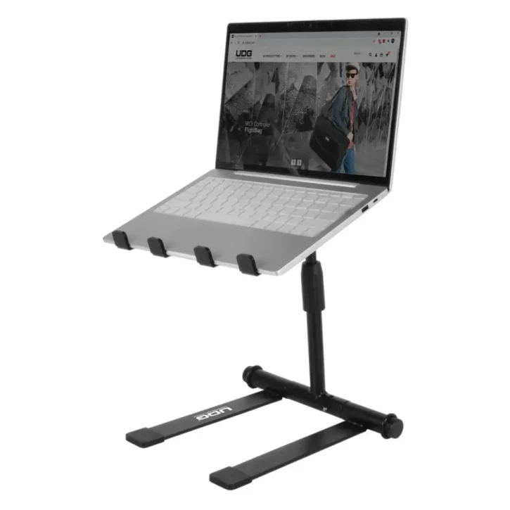 UDG U96111Bl Height Adjustable Laptop Stand Negro - Imagen 1