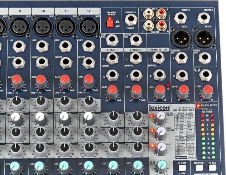 Soundcraft Efx12+K - Imagen 5