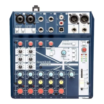Soundcraft Notepad-8Fx — vista superior