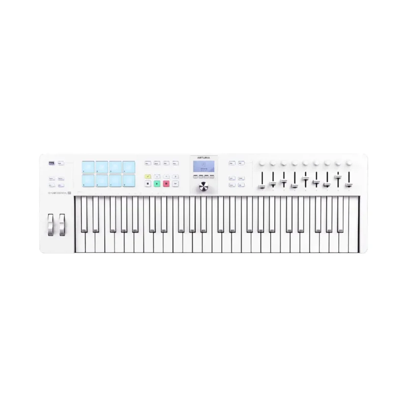 teclado-arturia-keylab-essential-49-mk3-alpine-white-1 Arturia Keylab Essential 49 Mk3 Alpine White Imagen 1