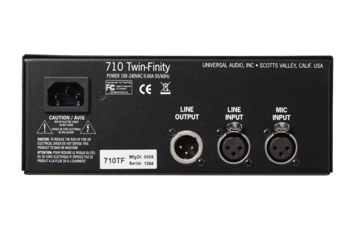 UNIVERSAL AUDIO 710 twin finity - Imagen 3
