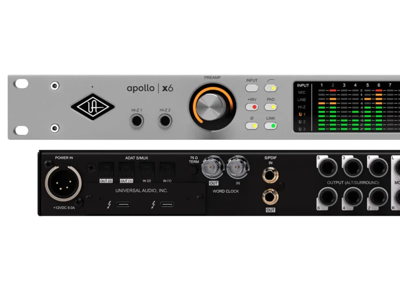 universal-audio-apollo-x6-rear-panel-conexiones Apollo x6 Gen 2 ESS+ (Rack/TB3/MAC/WIN) Imagen 1