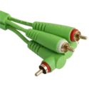 UDG RCA recto - RCA angulo 3M Verde