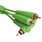 UDG RCA recto - RCA angulo 3M Verde