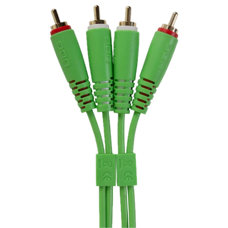 UDG RCA recto - RCA recto 3 metros  Verde - Imagen 4