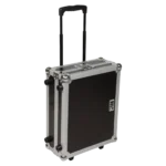 Flight Case Multi Formato Tocadiscos (Trolley + Ruedas) Plata - Imagen 2