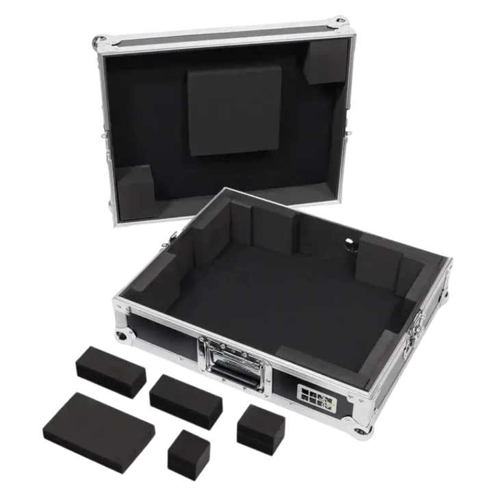 Flight Case Multi Formato Tocadiscos (Trolley + Ruedas) Plata - Imagen 3